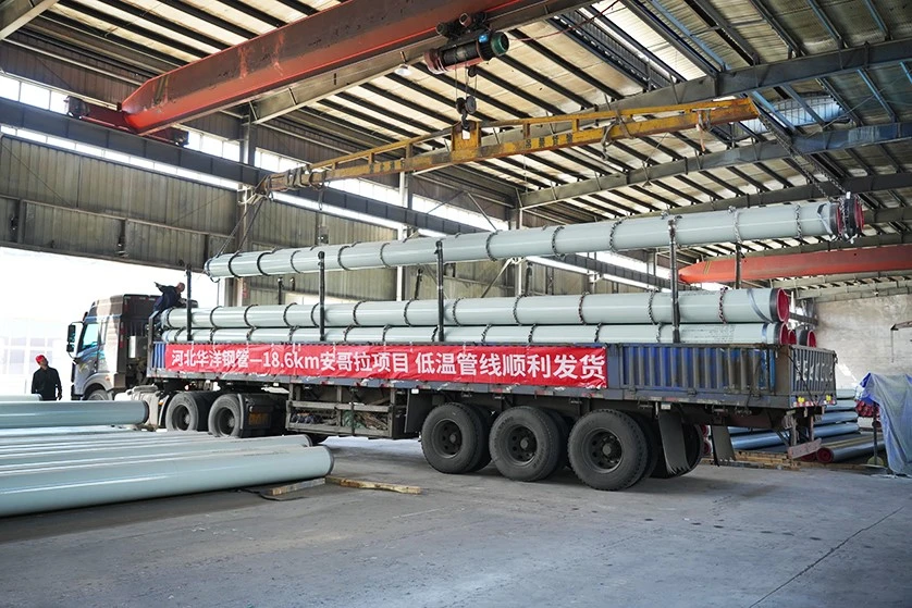 Huayang Steel Pipe Υποστηρίζει την ενεργειακή στρατηγική της Αγκόλα: 2.160 τό...